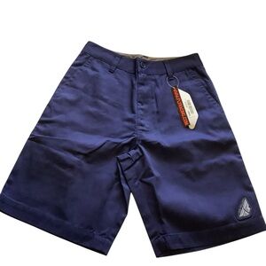 Sizee 28 Men's Fly Racing Shorts Blue Flat Front NWT